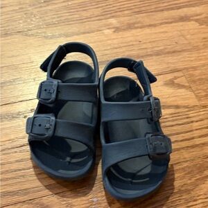 Kids Black Sandals